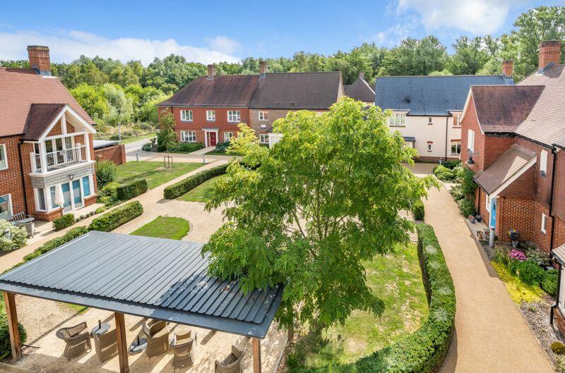 Aerial view from lounge window