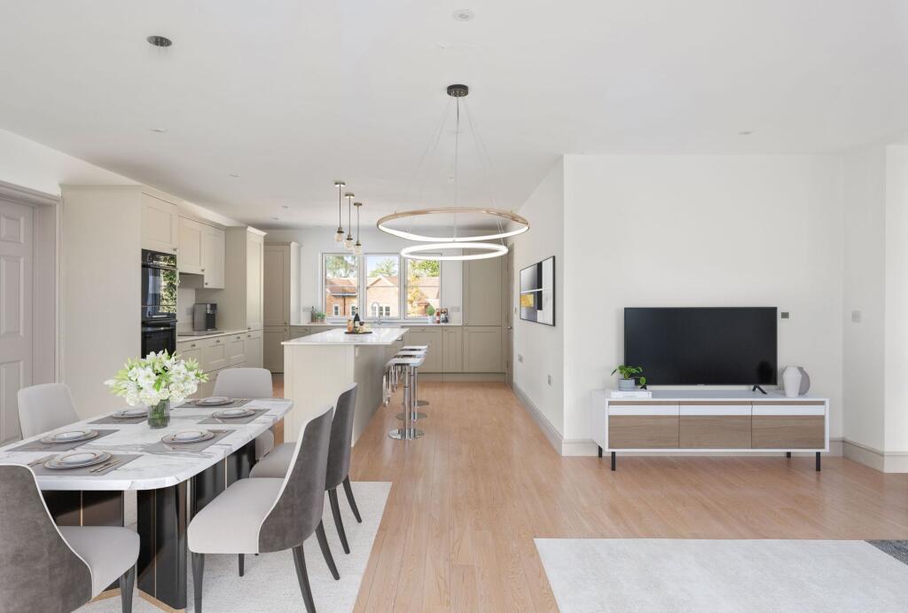 Digital Image: Kitchen Dining Family Room