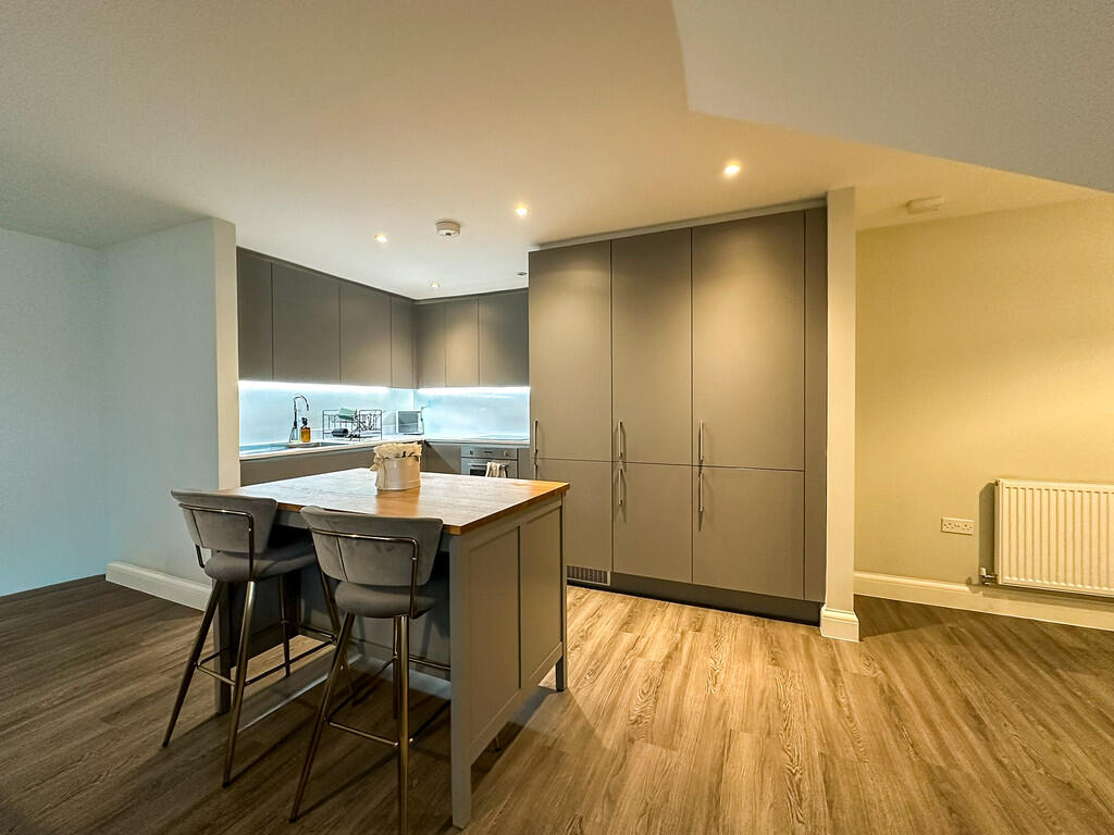 Open plan kitchen...