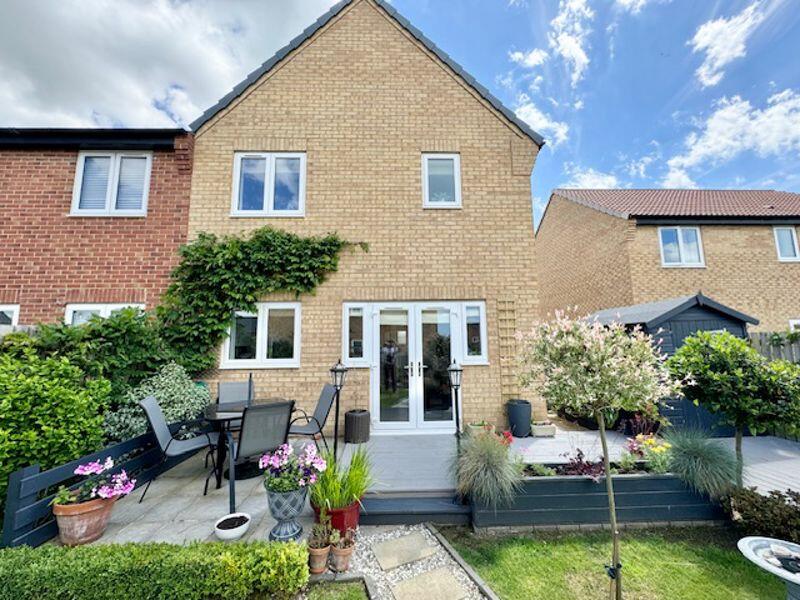 Rear elevation and decking