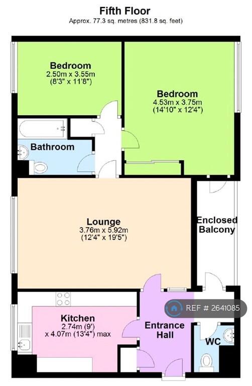 Floor Plan For Illustration Only