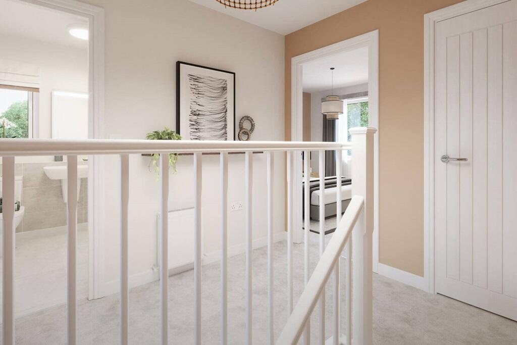Storage cupboard on the landing