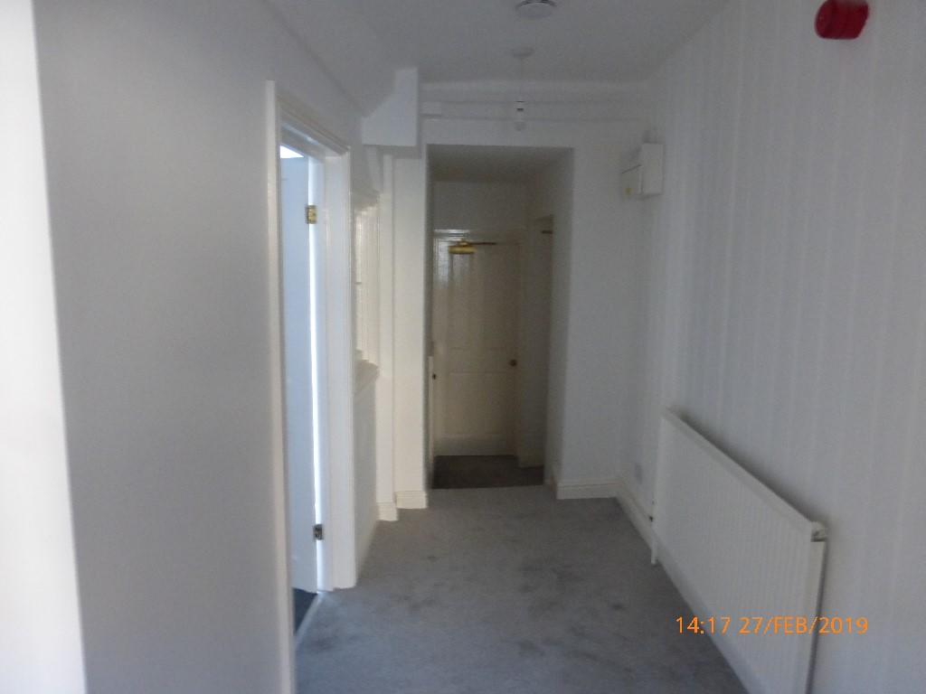 Front door, hallway