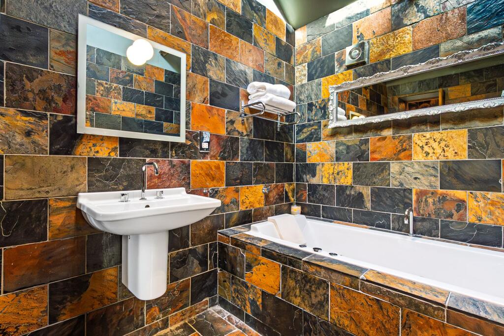 Family Bathroom with jet bath and rainfall shower
