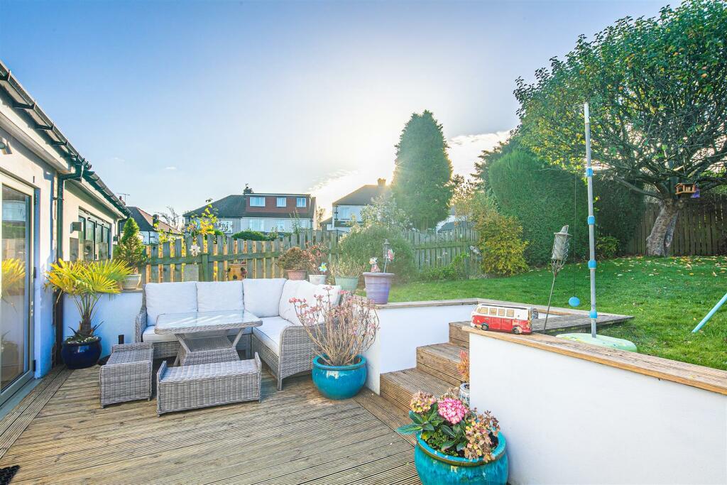 Deck and garden