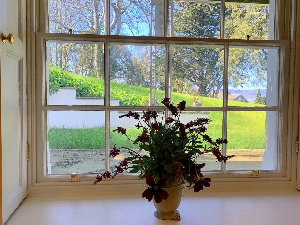 view from living room