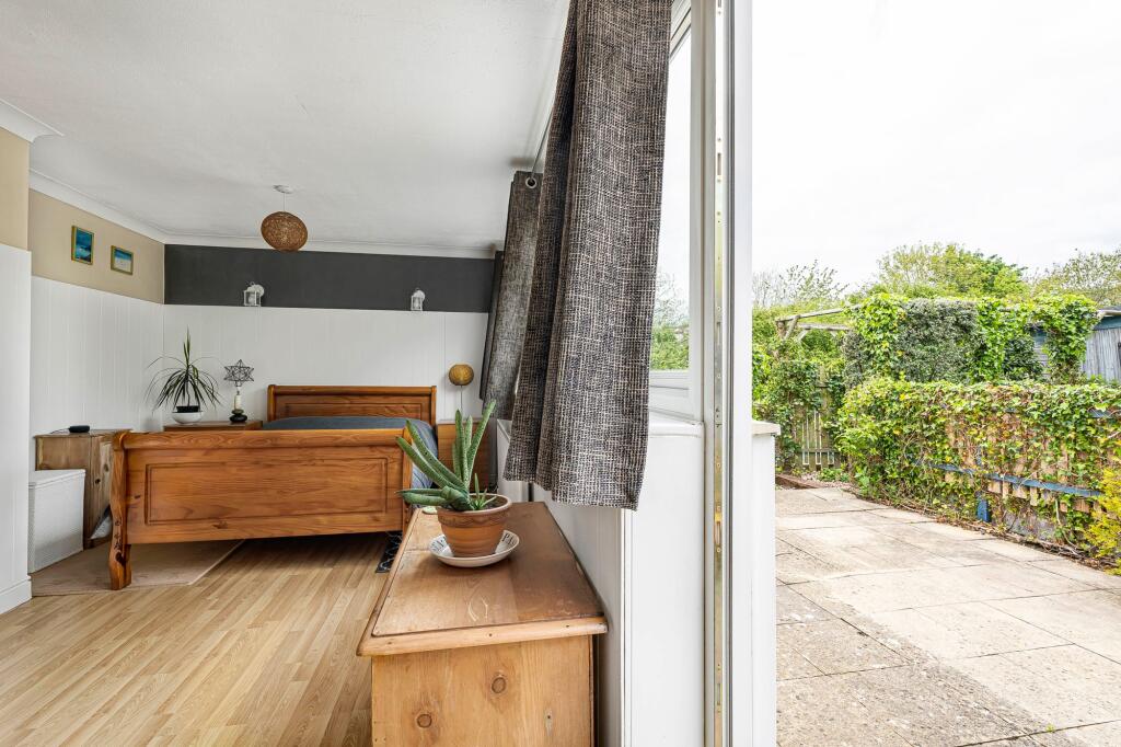 Main bedroom into gardens