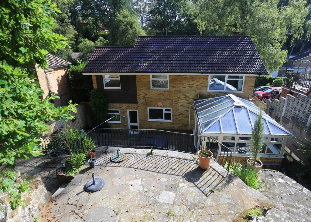 Rear of property