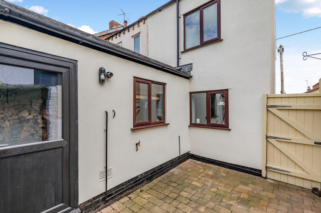 Rear patio