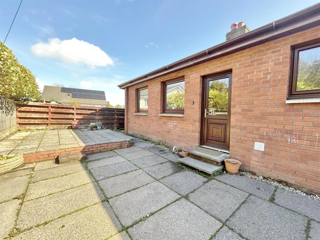 Rear patio