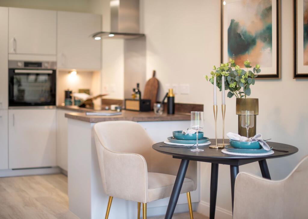 Show home dining area