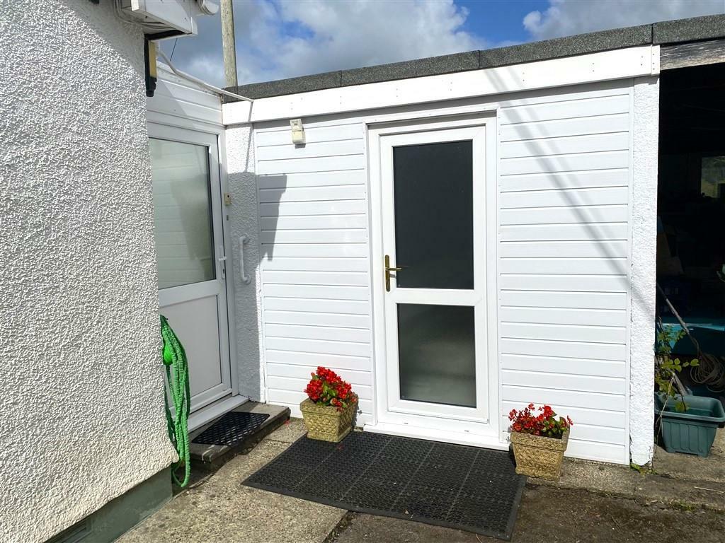 Entrance To Utility Building