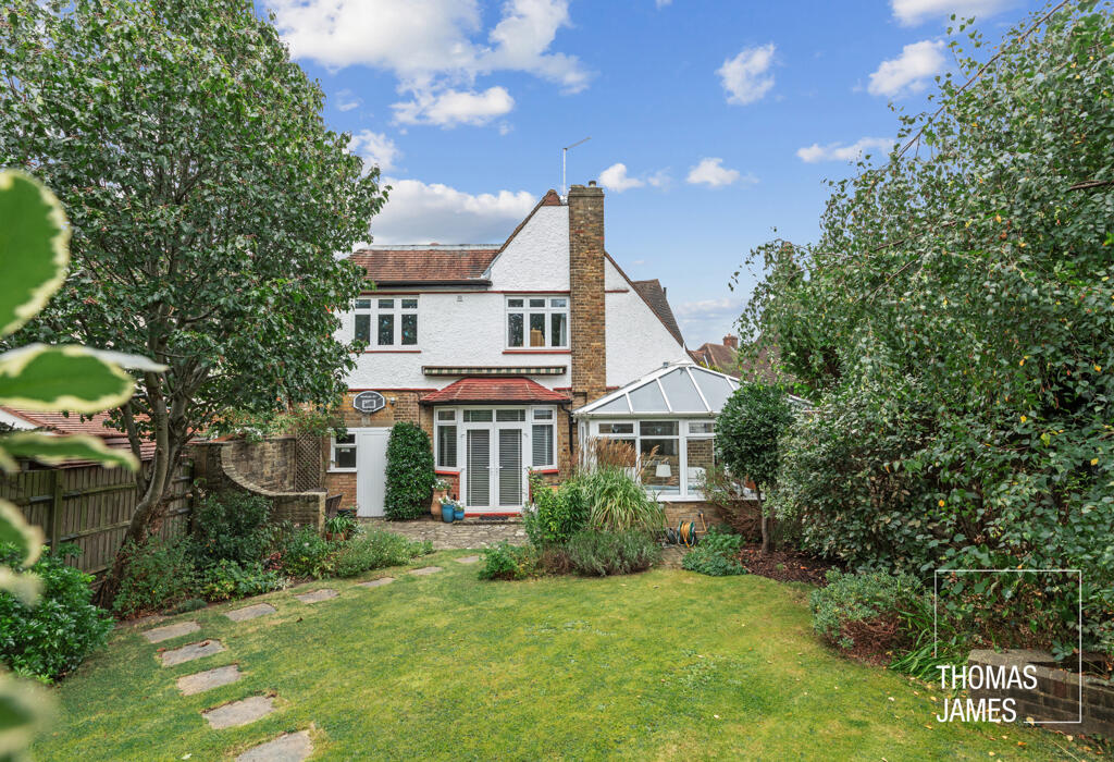 Meadway, mature trees
