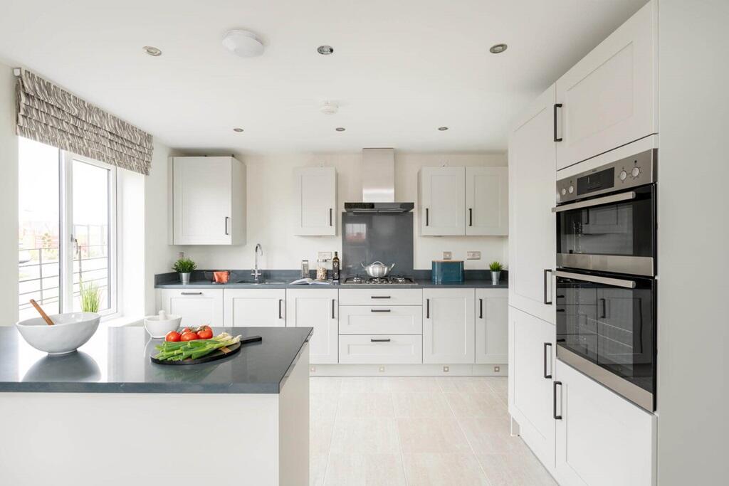 A brand new, modern kitchen is ready from the day you move in