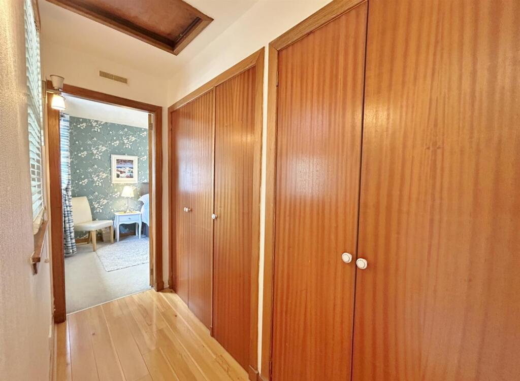 Hallway with storage