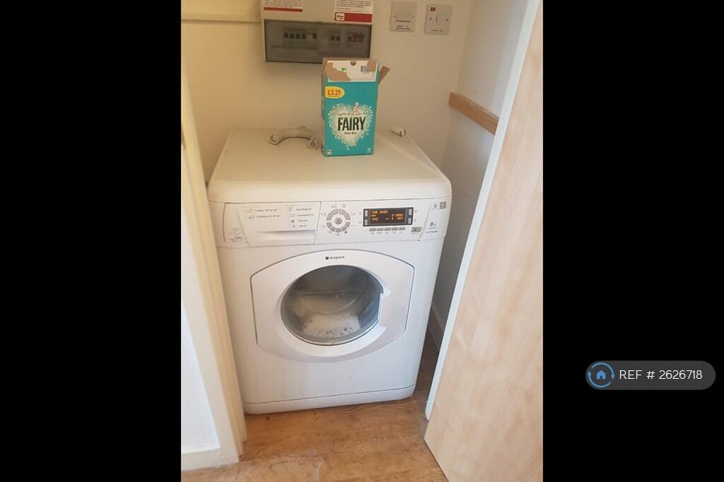 Washing Machine In Hallway Storage Cupboard 2