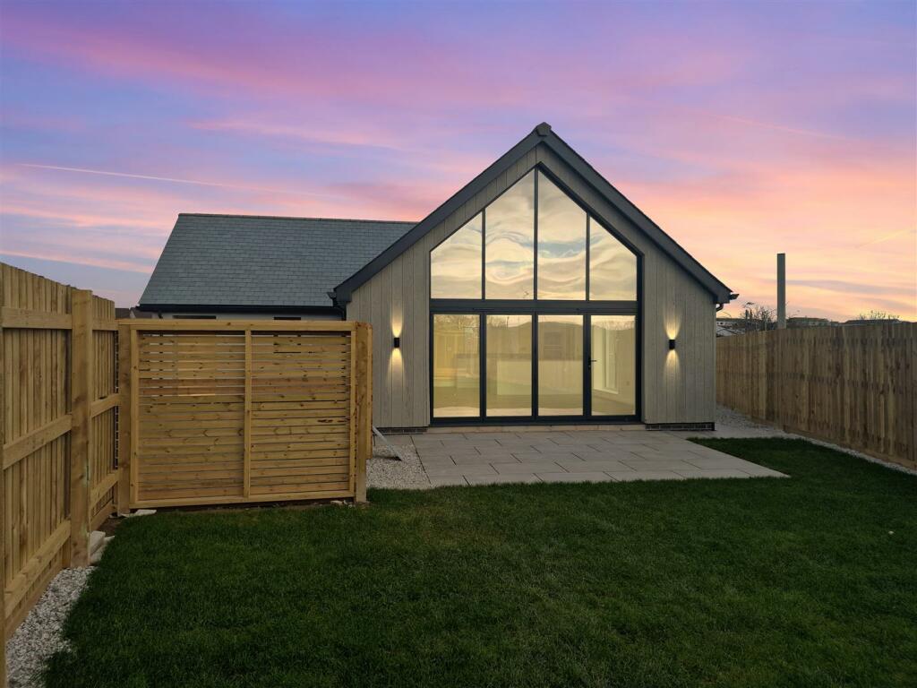 Rear Elevation and Garden.