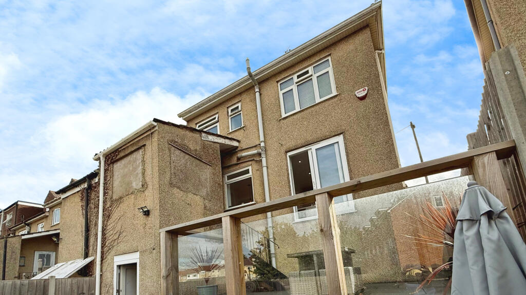 View of the rear of the property