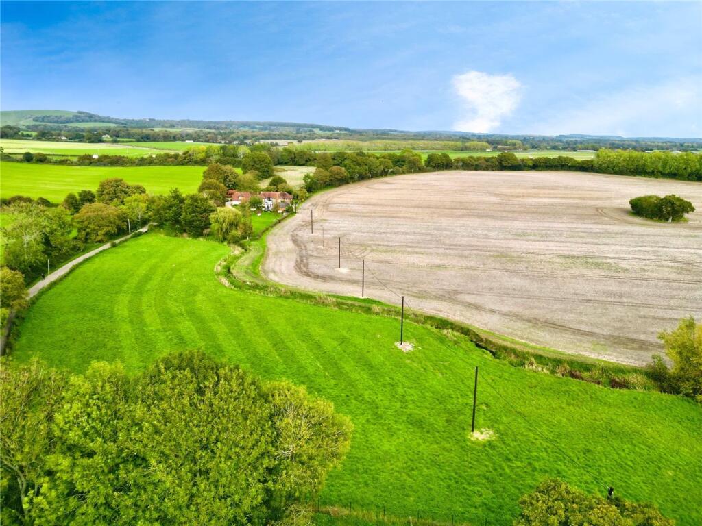 Aerial Over Farmland