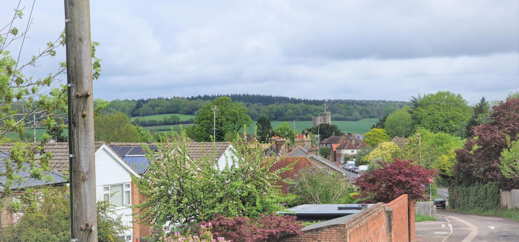 VIEW FROM FRONT BEDROOM