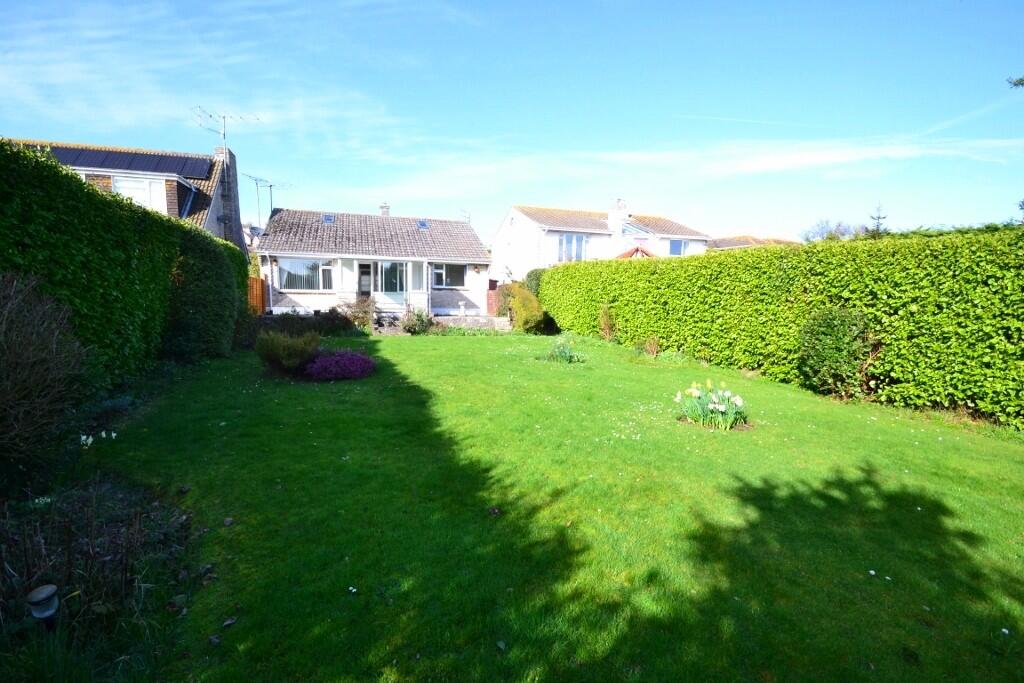 From end of garden