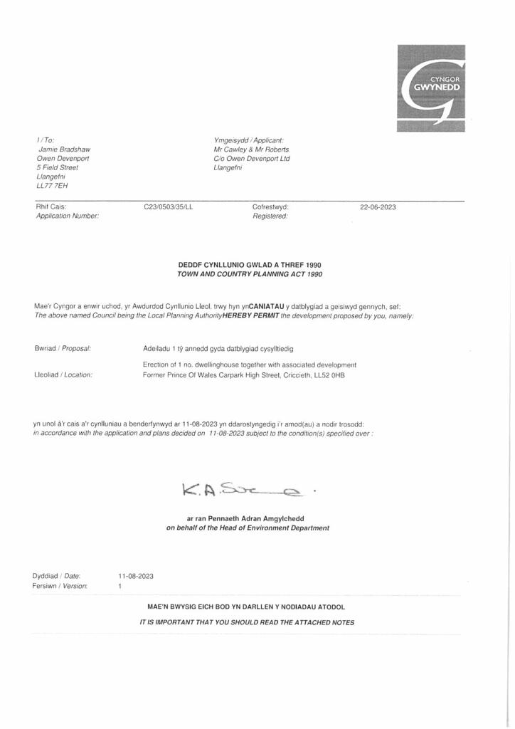 Decision Notice 1
