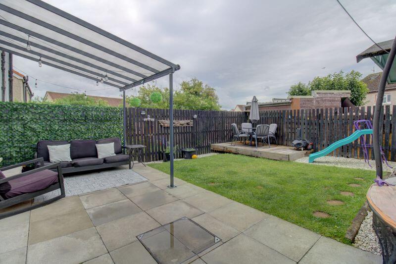Rear patio