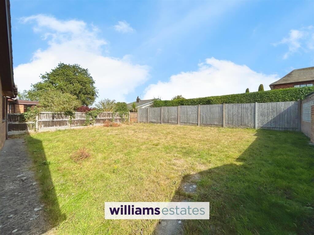 Rear garden