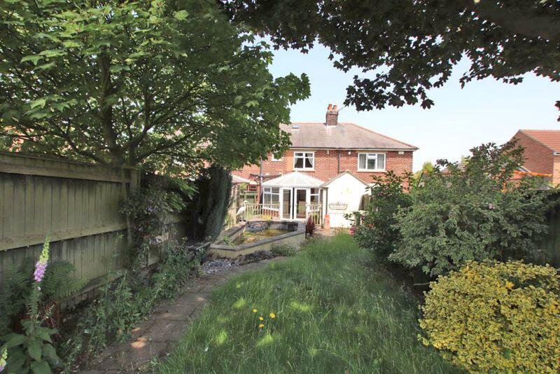 Reverse view to house