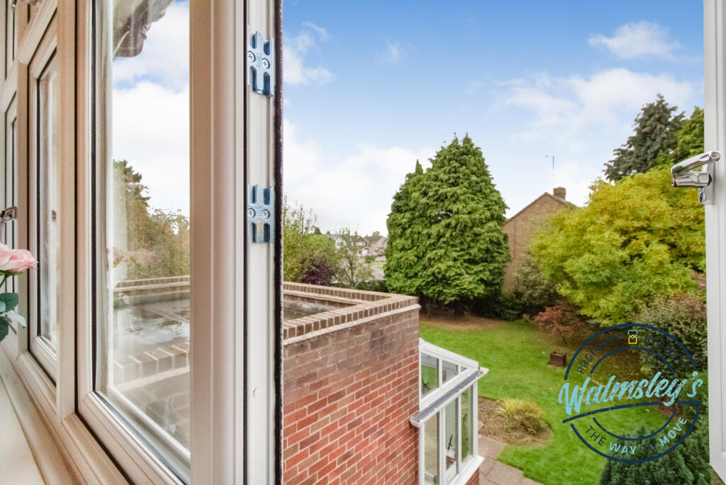 View from main bedroom over gardens