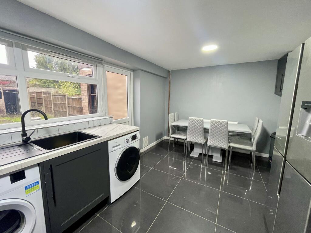 re-fitted kitchen diner
