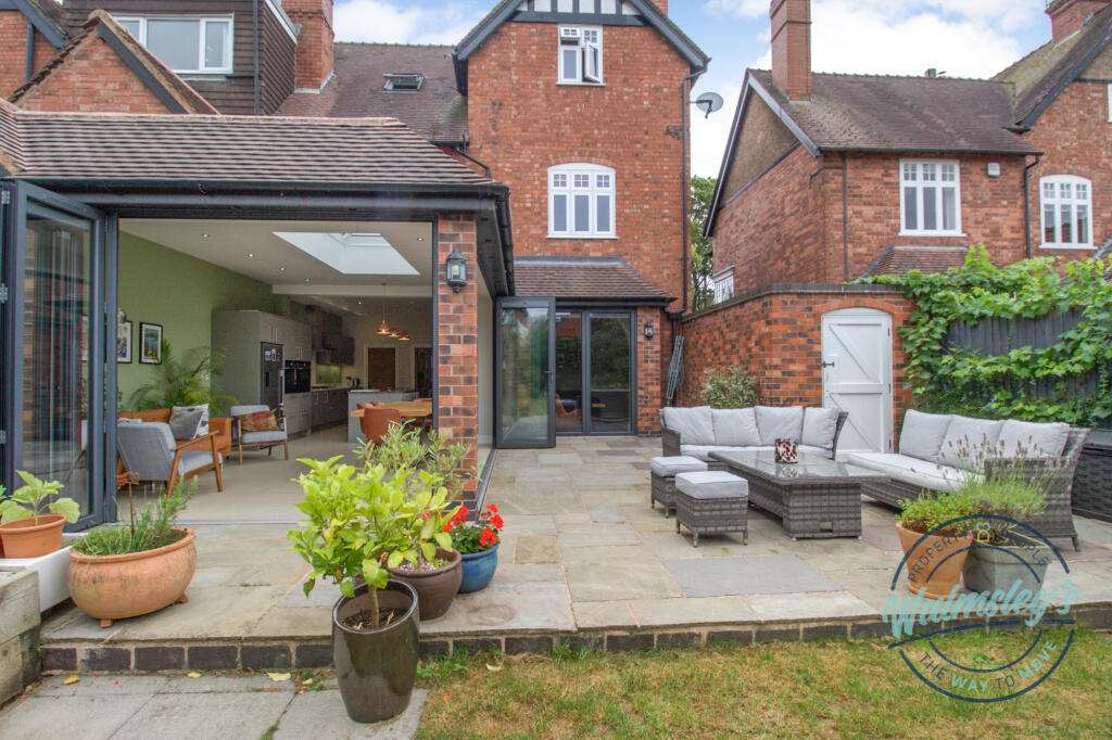 Patio &amp; rear elevation