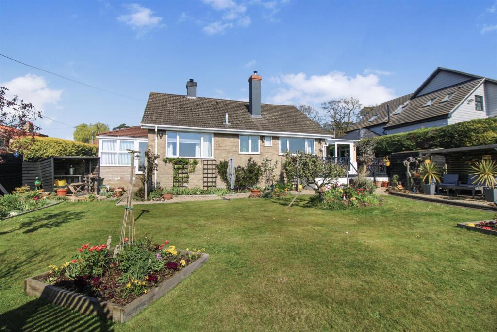 Rear of property