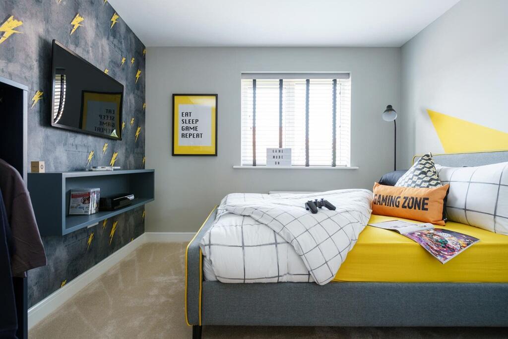 All bedrooms offer lots of space for freestanding or built-in wardrobes