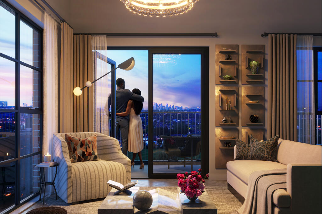 Brookside Penthouses - Internal CGI