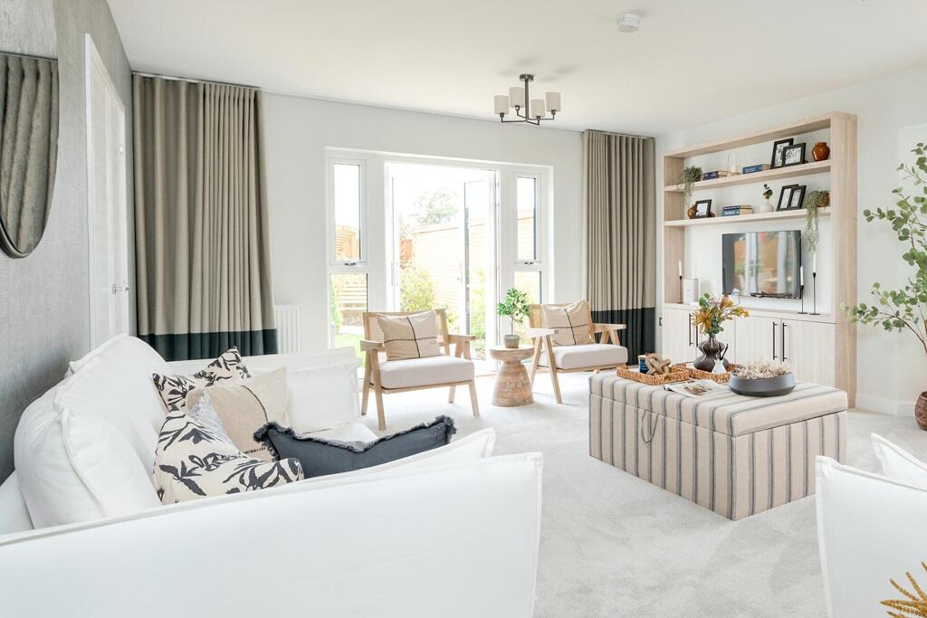 Large light filled living space