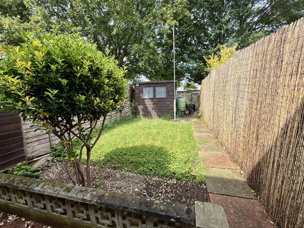 Rear garden