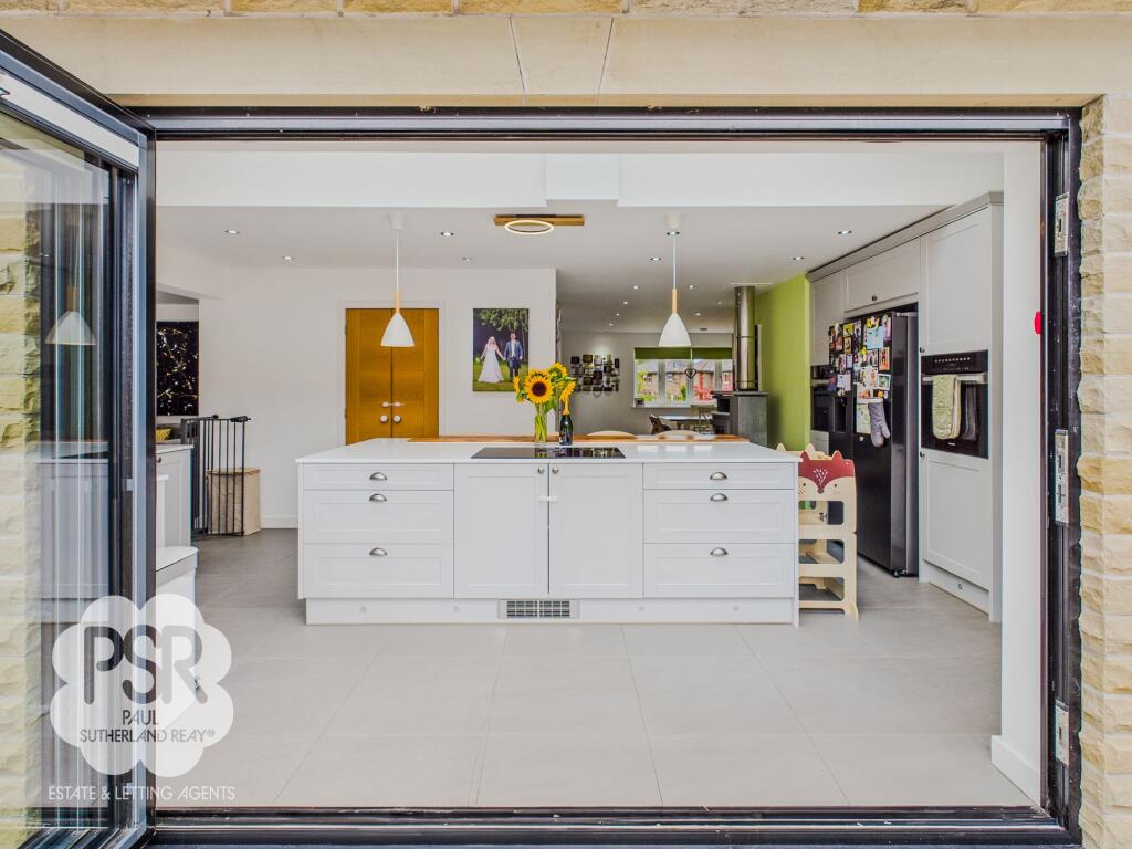Kitchen Through the Bi-Fold Doors