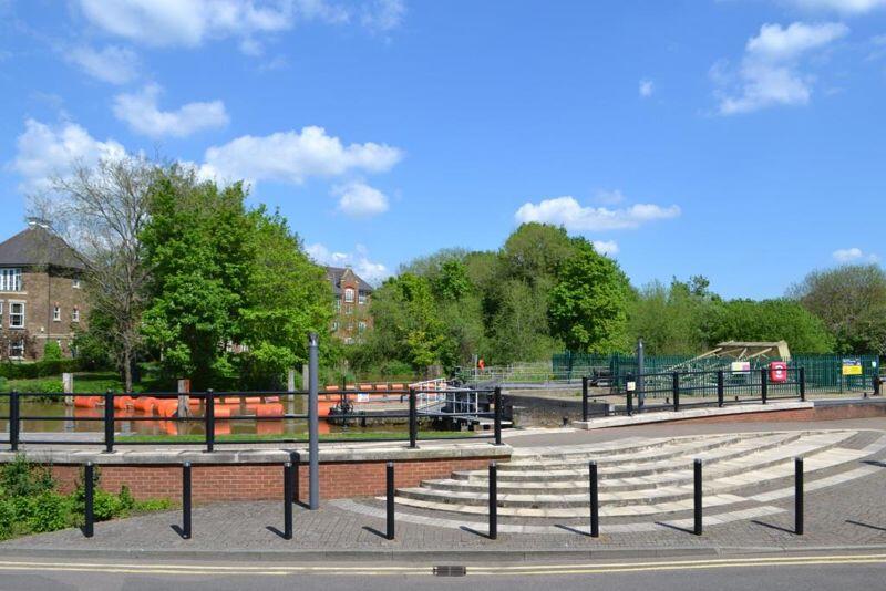 View of town lock