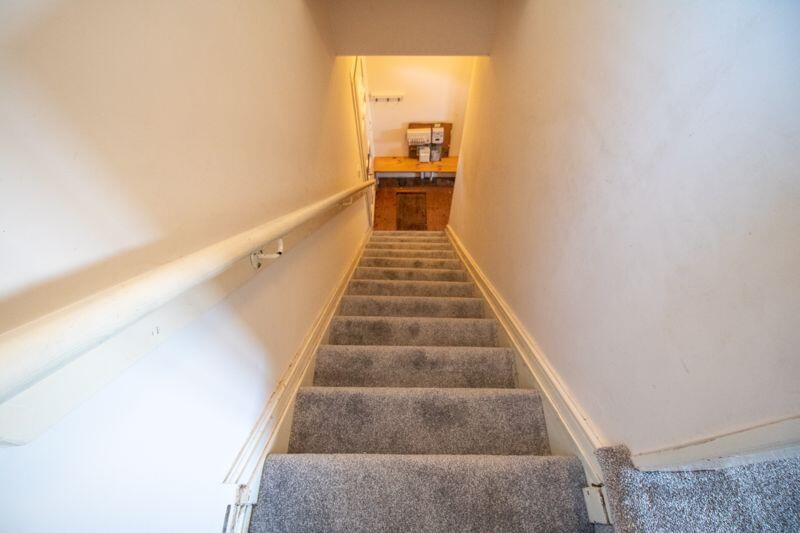 Stairwell to the upper floor