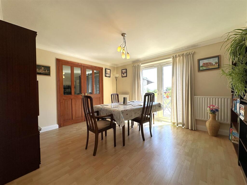 Dining Room With French Doors 977