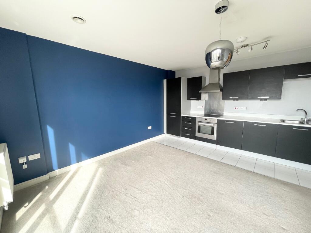 Living room and kitchen