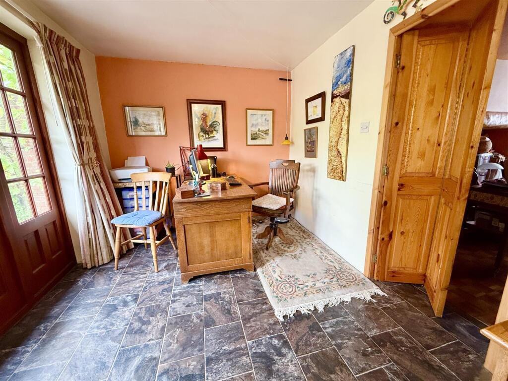 study area in kitchen