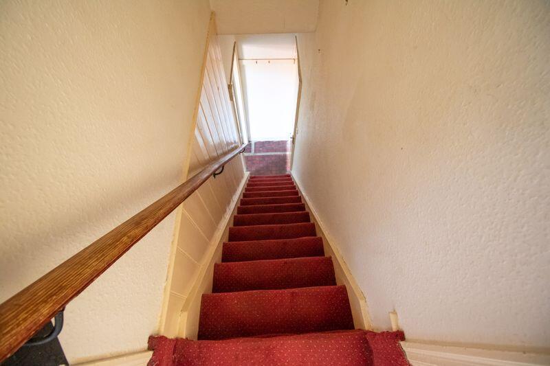 Stairwell to the upper floor