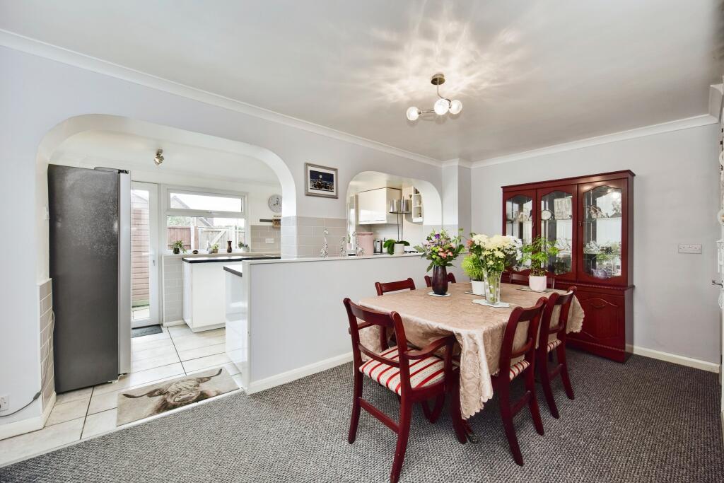 Dining Room With Extended Kitchen View