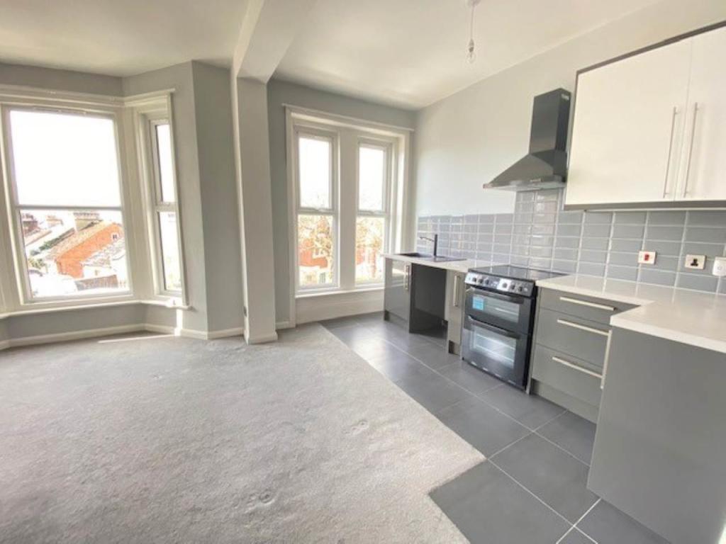 Open plan kitchen an