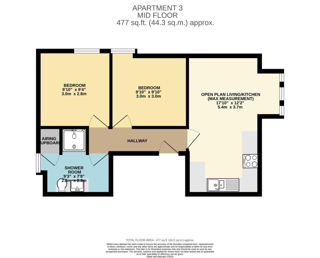 Apartment 3 Floorplan
