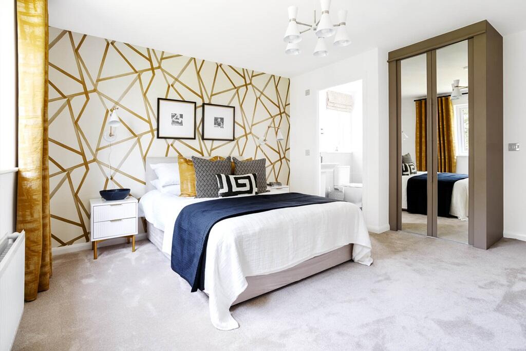 Bedroom two also boasts an en suite