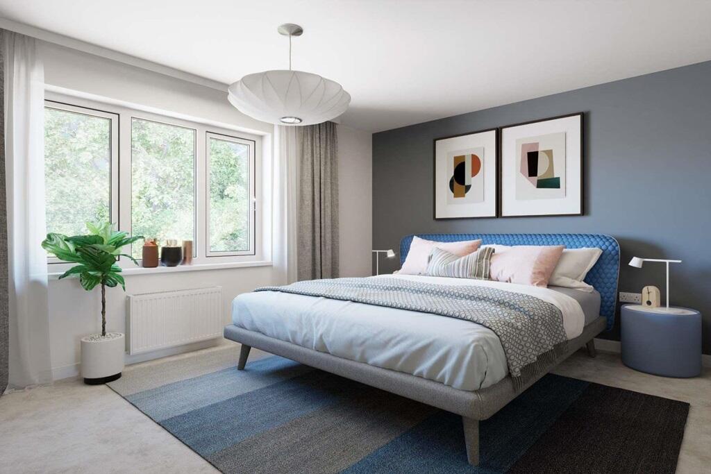 A second double bedroom provides the space you need