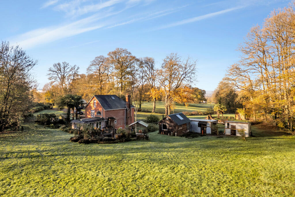 Side view of property